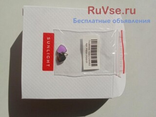 Кулон подвеска Sunlight новая сердце фиолетовый сиреневый бижутерия